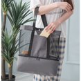 thumbnail image 2 of Beach Bag for Women with Cooler Compartment, Beach Gifts for Lady, Mesh Swimming Pool Bags Lunch Work Tote, 2 of 5