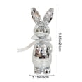 thumbnail image 3 of Easter Decorations Disco Ball Bunny, Sparkling Bunny Decor, Mirror Finish Disco Rabbit Ornament for Table, Home & Party, Easter Rabbit Decorations (Yellow), 3 of 6