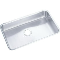 Elkay Lustertone Classic Stainless Steel 30-1/2" x 18-1/2" x 5-3/8", Single Bowl Undermount ADA Sink