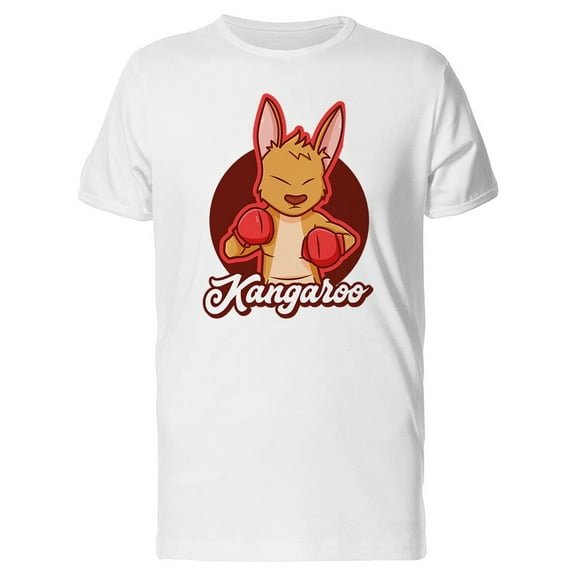 Boxing Kangaroo Mascot Design Tee Men's -Image by Shutterstock