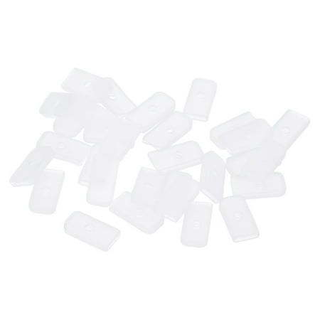 

Uxcell 6mm Silicone End Caps for Sewing 30Pcs Collar Corset Spiral Boning Tips for Polyester Boning White