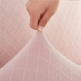 thumbnail image 5 of Sofa cover without armrests Pink stretch sofa cover, 5 of 5