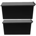 thumbnail image 2 of 2pcs Toast Mold Loaf Pan with Lid Nonstick Loaf Pan Carbon Steel Bread Pan Kitchen Loaf Pan, 2 of 8