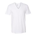 thumbnail image 1 of American Apparel Fine Jersey V-Neck Tee, XXS, White, 1 of 1