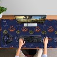 thumbnail image 4 of Long Mouse Pads for Desk,Halloween Doodle Icons Pattern Desk Mats on Top Of Desks, Desk Mouse Pad Extra Large with 3mm Non-Slip Base and Stitched Edge for Gaming,Office,Work,Home 47.3"x23.6", 4 of 6