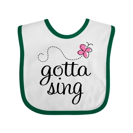 

Inktastic Choir Music Gift Gotta Sing Gift Baby Girl Bib