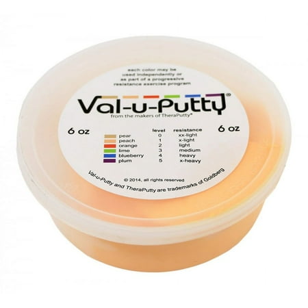 Val-u-Putty Exercise Putty Color: Peach, Size: 6oz