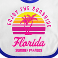 thumbnail image 4 of Inktastic Enjoy the Sunshine Florida Summer Paradise Boys or Girls Baby Bib, 4 of 4