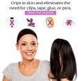 thumbnail image 4 of Wig Headband For Synthetic Hair, Wigs Hair Accessory By The Hair Grip - Brown, 4 of 5