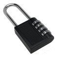thumbnail image 5 of nipocaio Serrure à Combinaison Réglable à 4 Chiffres avec Long Manille pour Porte Extérieure, 5 of 5