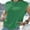 Green womens tops, variant on Womens Tops Cute Tops for Women Comfy Breathable Loose Cap Sleeve Workout Tee Tops Summer Fashion Solid T-shirt Ladies Round Neck Short Sleeve Shirts