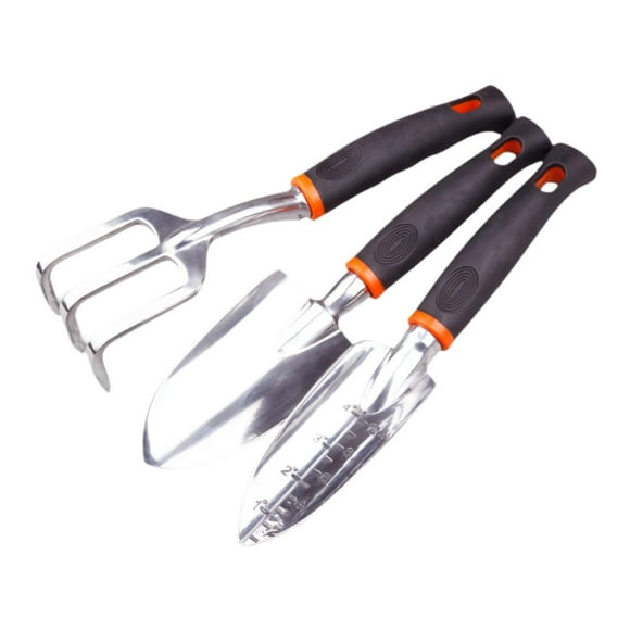 koolsoo 3 Pieces Garden Tool Set Manual Garden Trowel Transplanter for Garden Edging