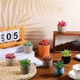 thumbnail image 4 of 50 Pcs Bulk Mini Artificial Succulents Plants Assorted Unpotted Realistic Plants Fake Textured Succulent Picks Realistic Plastic Cactus Stems for Succulent Garden Home Decor (Large Style), 4 of 5