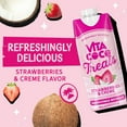 thumbnail image 5 of Vita Coco Treats Strawberries and Creme Coconut Milk Drink, 16.9 fl oz Box, 5 of 6