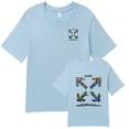 thumbnail image 6 of 2024 Classic Casual Tide Brand Summer Men‘s and Women‘s Fashion Oversized Loose T-shirt Fashion T-shirt Sports Short-sleeved Off, 6 of 7