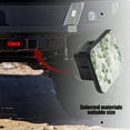 thumbnail image 5 of Hitch Cover Fits For 2-Inch Hitch,White Background With Eucalyptus Leaves Hanging Down In The Foregroundrubber Trailer Hitch Cover Tube Plug Insert,Car Exterior Accessories, Receiver Tube Hitch Plug, 5 of 6