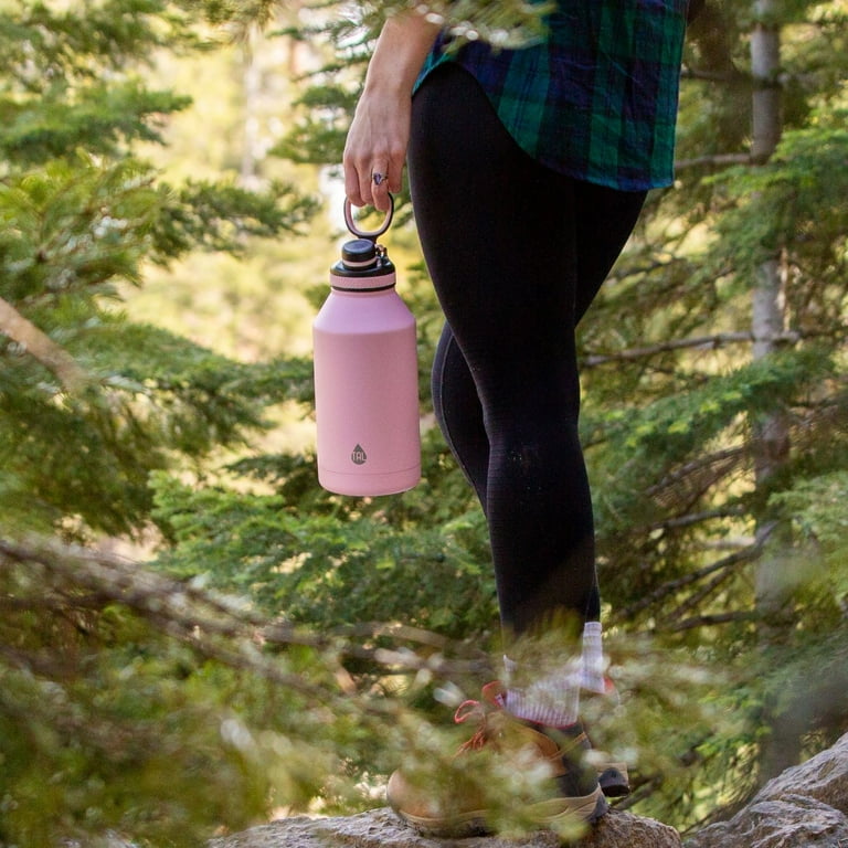 TAL Stainless Steel Tall Boy Water Bottle 18 oz, Blue Leaf - Yahoo