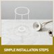 thumbnail image 3 of unbranded Base Metálica Para Pantallas De DIY Con Soporte Para Bombillas E27, 3 of 8