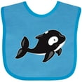 thumbnail image 3 of Inktastic Cute Baby Orca Boys or Girls Baby Bib, 3 of 4