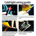 thumbnail image 4 of OUSITAID 6.6ft EL Wire Reduce Noise Neon Light EL Wire 360° Lighting Car LED Light Rope DIY Flexible Atmosphere for Automotive Car Interior Garden Party Decoration, 4 of 7