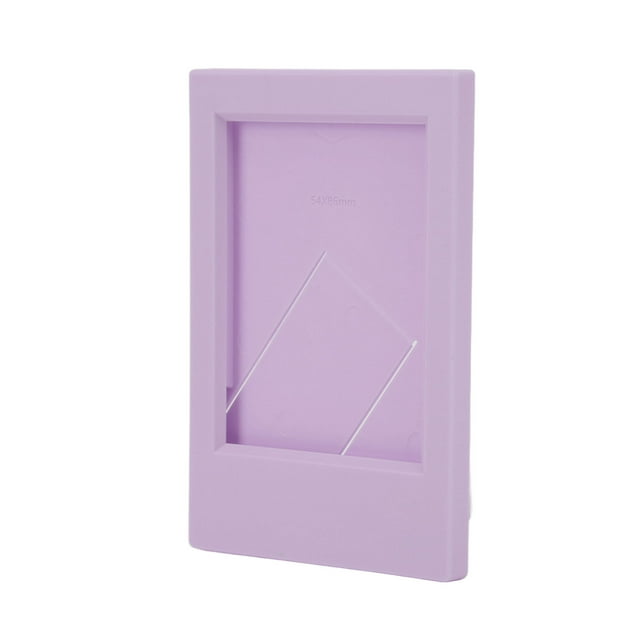 Cadre Photo sur Pied, Cadre Photo Classique Rectangulaire Compact en ABS PP Remplaçable Décoratif Réutilisable pour Chambre Bleu Ciel, Rose Sakura, Foncé, Jaune, Gris, Lilas Violet, Vert Avocat