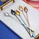 thumbnail image 3 of BRIGHTFUFU Cucharas de postre de acero inoxidable 5pcs Cucharas de café creativas de cucharas de mezcla de cucharas, 3 of 8