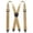 Champagne, variant on KAMBERFT Men's Heavy Duty Hidden Suspenders for Under Clothes, Adjustable X-Back Elastic Straps, Black