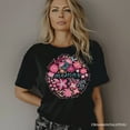 thumbnail image 5 of Inspiring Floral Mama T-Shirt, White, Black and Natural Boho Tee for Strong and Loving Mothers, 5 of 11