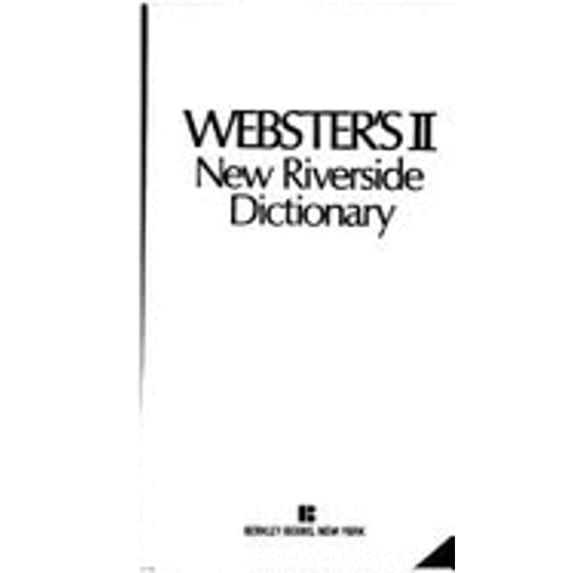 Pre-Owned Websters II Pa (Paperback) 0395363411 9780395363416