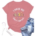 thumbnail image 3 of TINZ T-Shirt Décontracté à Col Rond pour Femmes, Imprimé Lettre, Tendance, Manches Longues, Raglan, Été Mignon, 3 of 3