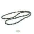 thumbnail image 5 of K-KED Natural Jadeite Necklace Black Chicken Necklace Jade Bead Chain Jade Chain ﻿-6mm, 5 of 6