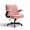 Pink, variant on IPKIG Criss Cross Office Chair with Flip Backrest, Double-Layer Cushion, 30" Extra Wide Seat, Adjustable Height & Arms for Home Office Vanity