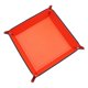 thumbnail image 5 of Bandeja para dados Soporte para bandeja con ruedas para dados de material cuero PU para juegos RPG, , suministros para juegos de con barra para be naranja, 5 of 6
