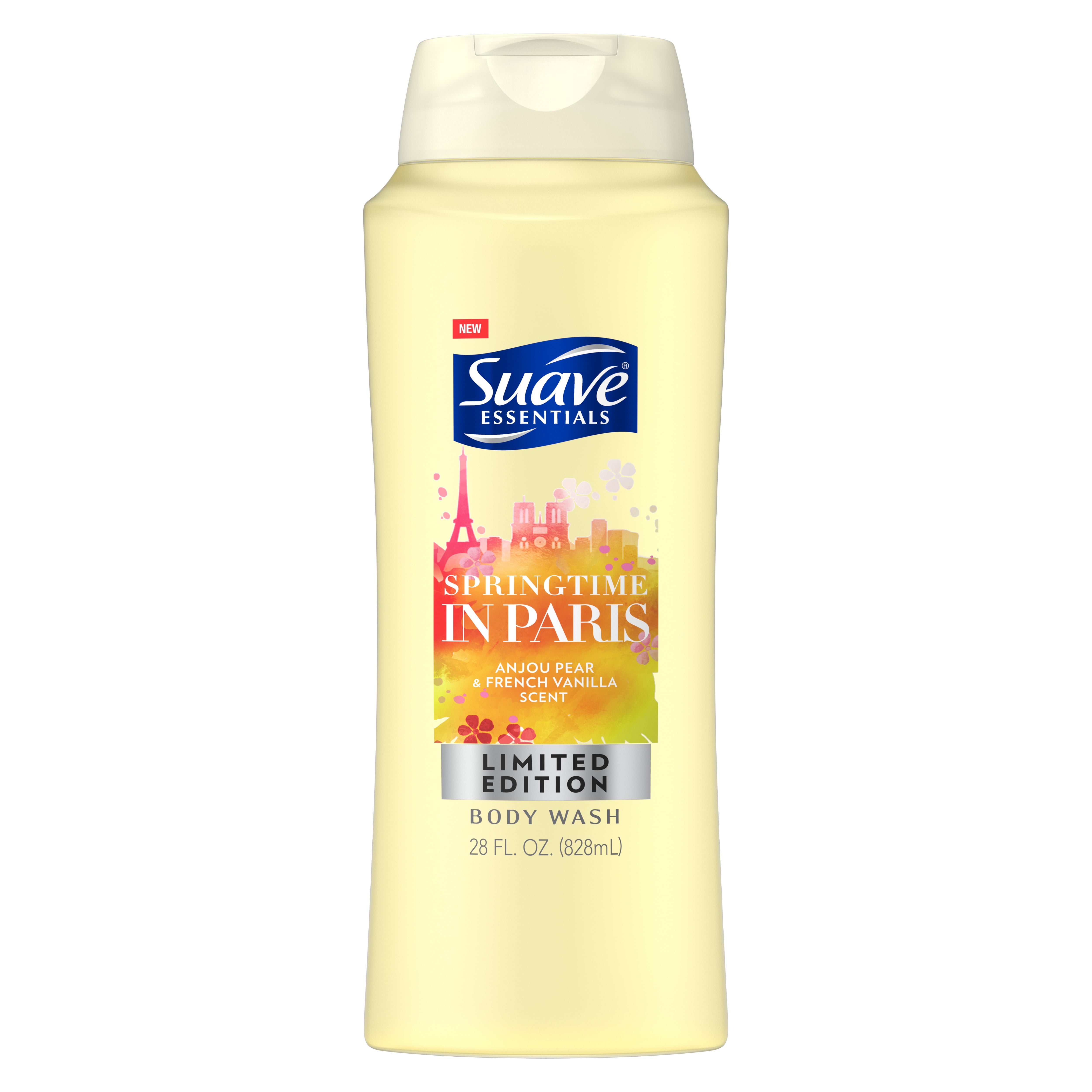 Suave Limited Edition Body Wash Springtime in Paris, 28 oz Walmart