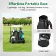thumbnail image 4 of Woaher Golf Cart Bag with 5 Way Top Dividers,7 Pockets,Waterproof,Lightweight for Auto-Follow Carts, 4 of 7