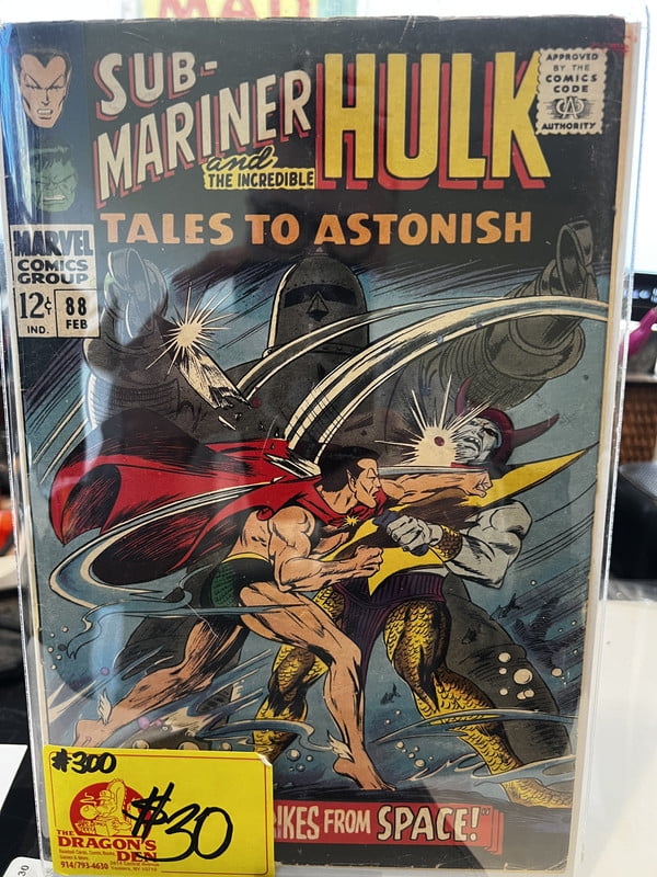 Talesto Astonish Sub-Mariner and the Incredible Hulk #88 F