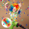 thumbnail image 2 of Clown Dress Up Wig Nose Sets Funny Decor Wig Creative Headdress for Kid Adult Child, 2 of 4
