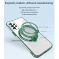 thumbnail image 5 of Compatible with Samsung Galaxy A23 5G Case with Magnetic Stand Clear,Phone Samsung A23 5G Case Silicone Transparent Support Wireless Charging Shockproof Luxury Protective Cover (Green), 5 of 14
