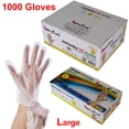 thumbnail image 1 of 1000 PCS Clear SunnyCare Tpe Food Service Gloves, Powder Free (Non Vinyl Latex Nitrile) - Large Size, 1 of 1