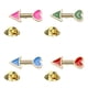 thumbnail image 1 of Set de broches Ena Colorful Heart Arrow para mujer y hombre, 1 of 2