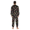 thumbnail image 7 of joogoo Cherry Gold Leaves Unisex Adults Onesies Pajamas Jumpsuits L, 7 of 7