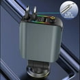 thumbnail image 2 of Car Charger with Starlight, 120W USB C Fast Car Chargers Adapter, 4 in 1 Retractable Car Charger with 2 USB Ports Car Phone Chargers for iPhone17 /16/15/14/13/12, 2 of 9