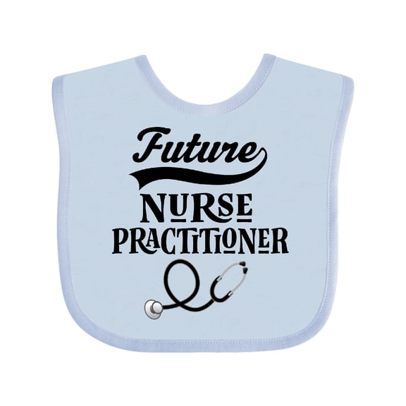 Inktastic Future Nurse Practitioner Girls Baby Bib