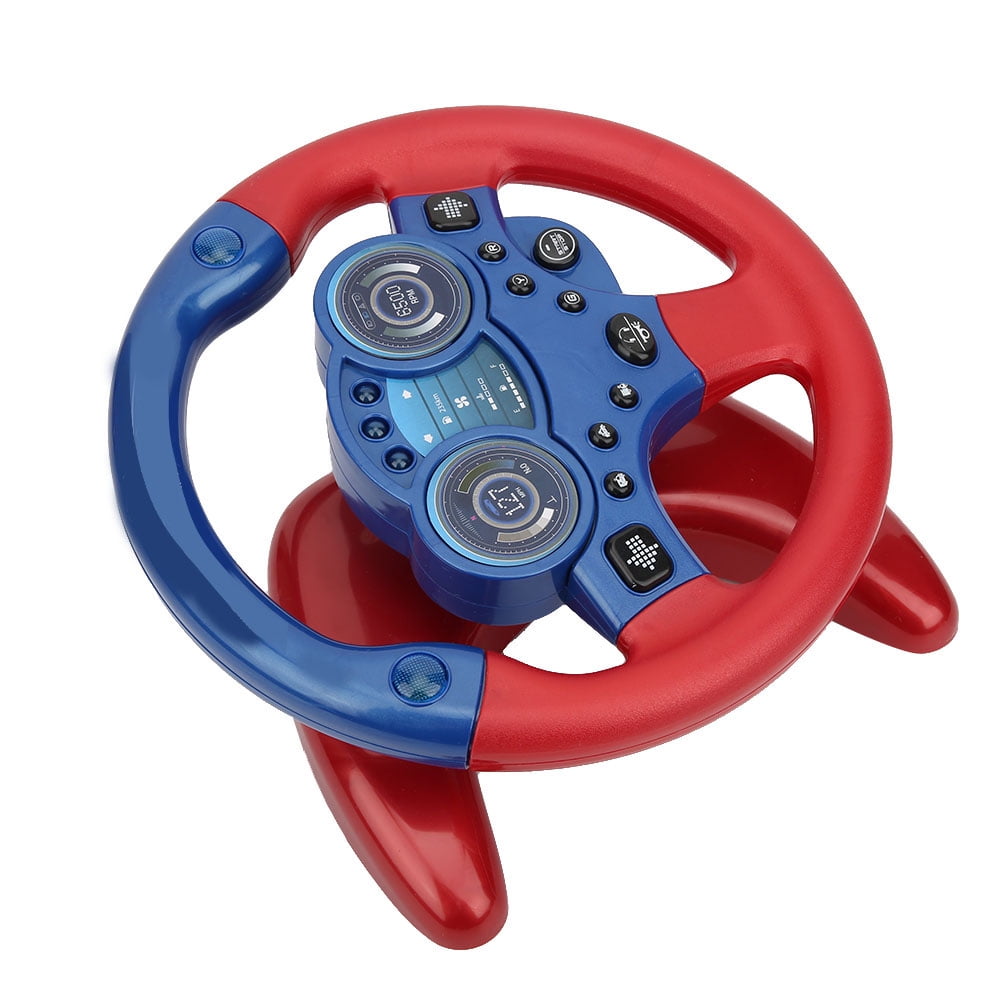 Fdit Steering Wheel Toy,Children Steering Wheel Toy Simulation Educational Baby Kid Toy with