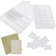 thumbnail image 3 of Keenso 150Pcs Plastic Floss Bobbins Embroidery Floss Organizer Embroidery Stitch Thread, 3 of 8