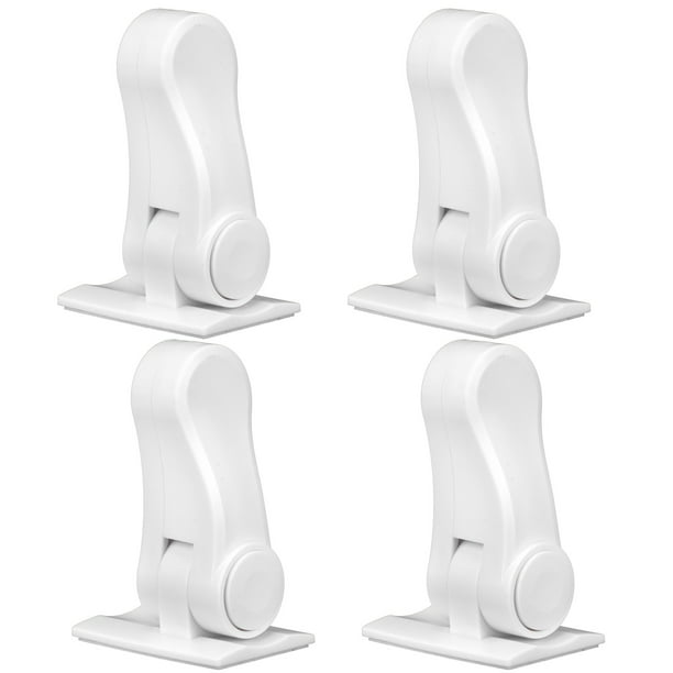 4 cerraduras de seguridad para manijas de puerta, protectores para bebés, para armarios, cajones y ventanas.