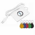 thumbnail image 1 of ACR122U RFID IC Smart Card Reader Duplicator+5XUID Keychain Writer Copier Writable Clone 13.56Mhz ID IC Card Copier, 1 of 5