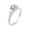 White, variant on Women's Ceramic 2MM Simple Vintage Cubic Zirconia Inlay Skinny Ring Black Size 6