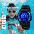 thumbnail image 5 of SKMEI Watch, Digital Sport Waterproof LED Watch with Alarm Stopwatch for Ages 5-7-10-12, PU Strap, 5 of 8