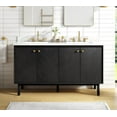 thumbnail image 3 of Avanity ADELE-VS61-BK Adele 60" Free Standing Double Basin Vanity Set - Black, 3 of 7